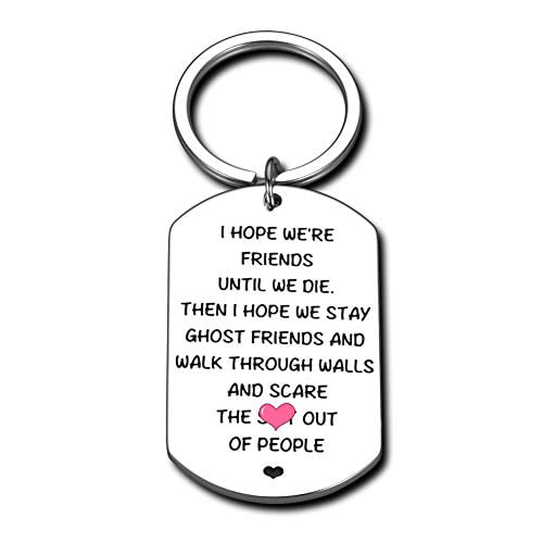 Best Friend Gift You/'re my person Christmas Sisters by Heart Sisters Present Keyring BFF gift Bestie Gift Best Friend Keychain
